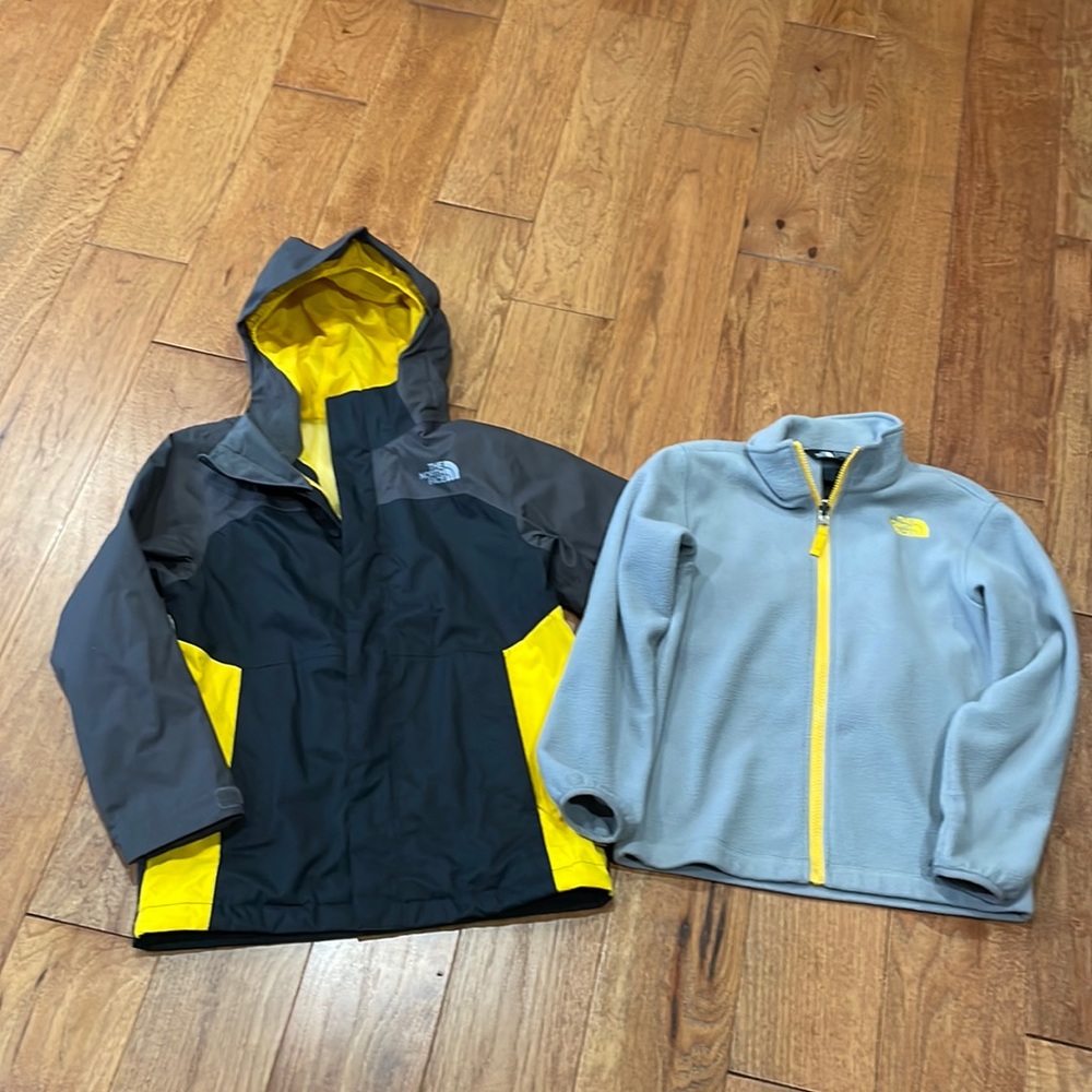 Boys outer shell with zip in fleece